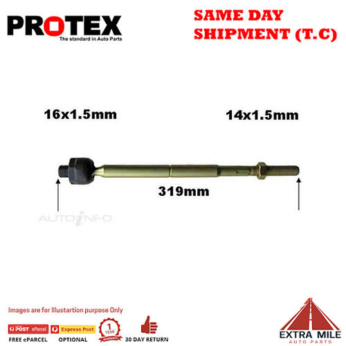 Protex Rack End For SUBARU XV  4D Wgn AWD 2012 - 2016