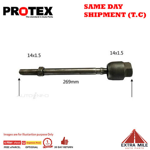 Protex Rack End For ISUZU RODEO TFS 2D Ute 4WD 1989 - 1997