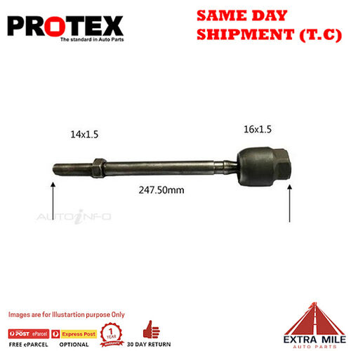 Protex Rack End For SUBARU BRUMBY  2D Ute 4WD 1980 - 1994