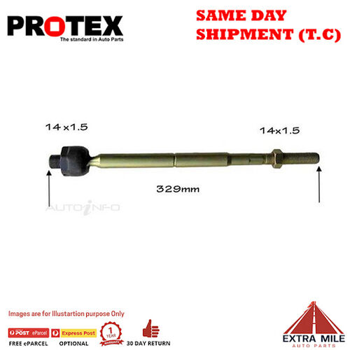 Protex Rack End For TOYOTA COROLLA AE82R 4D H/B FWD 1985 - 1989