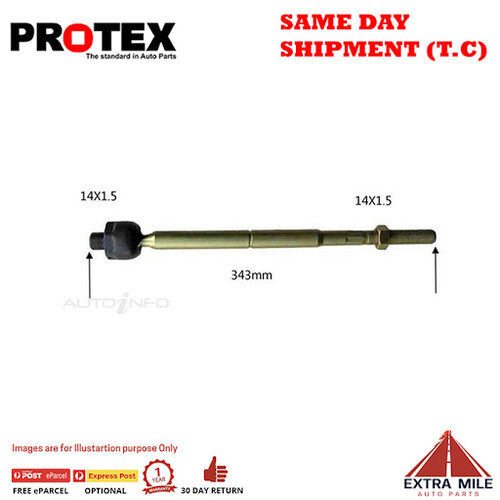 Protex Rack End For TOYOTA CAMRY SV21R 4D Sdn FWD 1986 - 1993