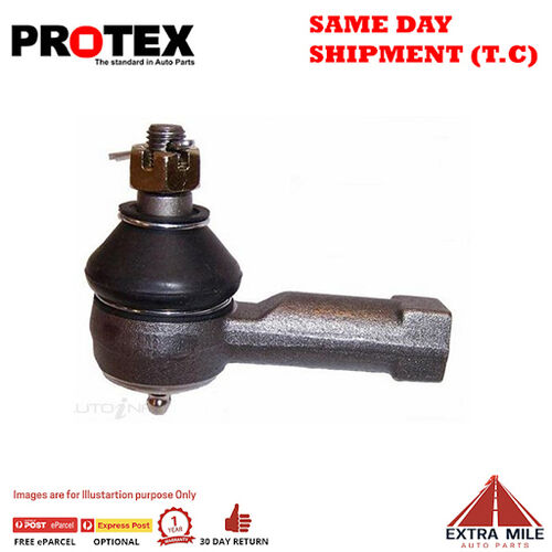 Protex Tie Rod End R/H Outer For Mitsubishi Galant HH 4D Sdn 4WD 1990 - 1992