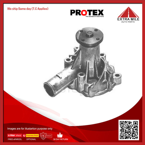 Protex Water Pump For Mitsubishi Sigma GH XL 1.6L 4G32 I4 8V SOHC - PWP1014