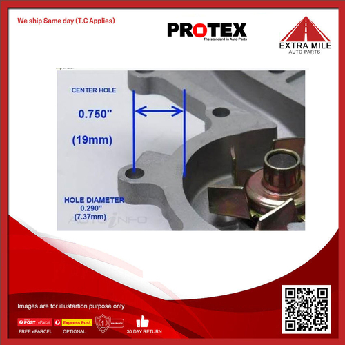 Protex Water Pump For Toyota Previa GSR50R 3.5L 2GRFE V6 24V DOHC VVT