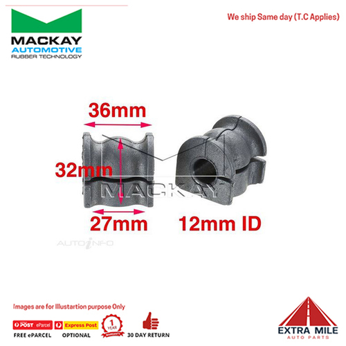 Mackay  Control Arm Bush Kit - Front  - RBK1124