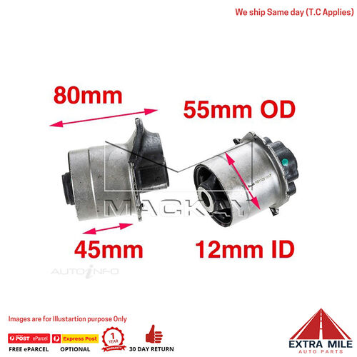 Trailing Arm Bush Kit Rear Lower for TOYOTA Echo NCP10R