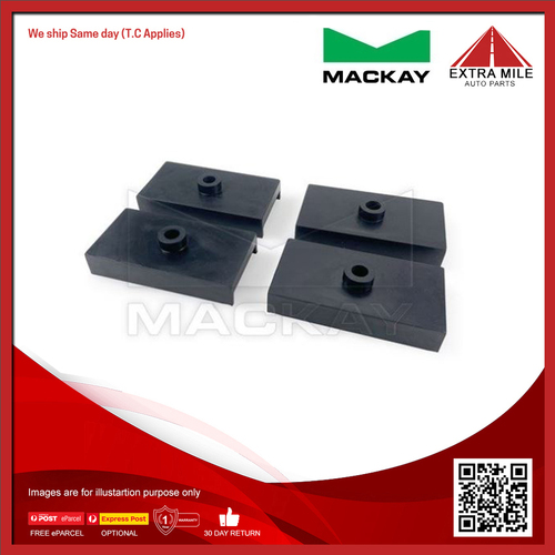Mackay Saddle Pad Kit Leaf Spring Rear For Ford Falcon (All with leaf spring)