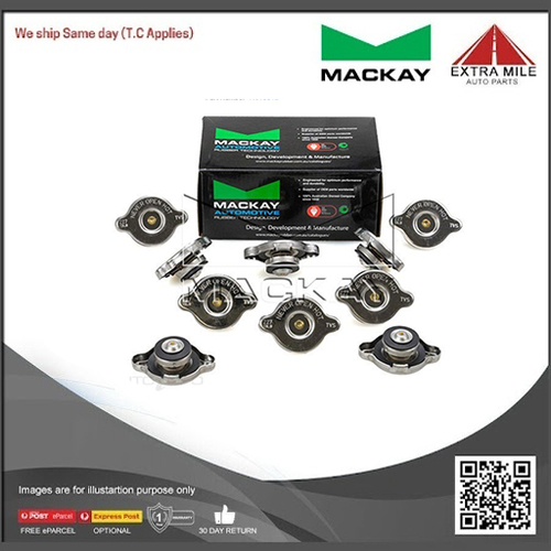 Mackay Radiator Mini Recovery Cap 13PSI, 90KPA [Bulk Pack 10 pcs] - RC1001B