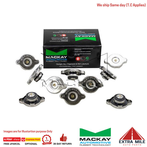 Mackay Radiator Cap Mini Recovery Cap 16PSI, 110KPA - RC1002B Pack 10 Pcs