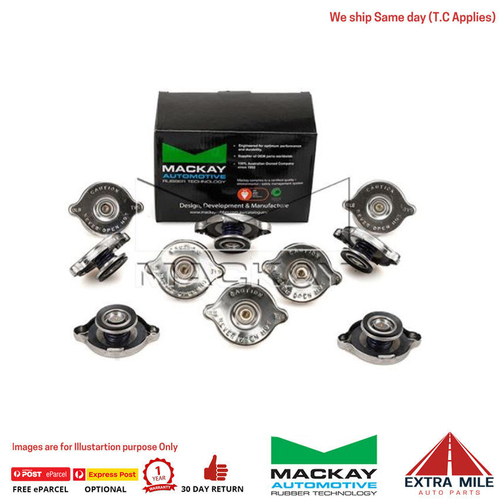 Mackay Radiator Cap Recovery System 13PSI, 90KPA - RC1009B Pack 10 Pcs