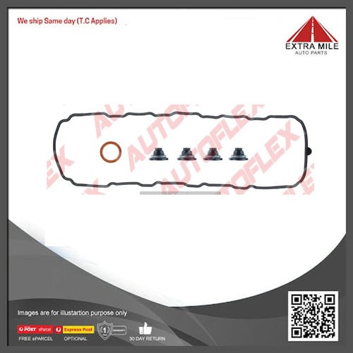 Autoflex Rocker Cover Gasket Set For Nissan Patrol DX,ST, ST-L, ST-S. TI GU, Y61