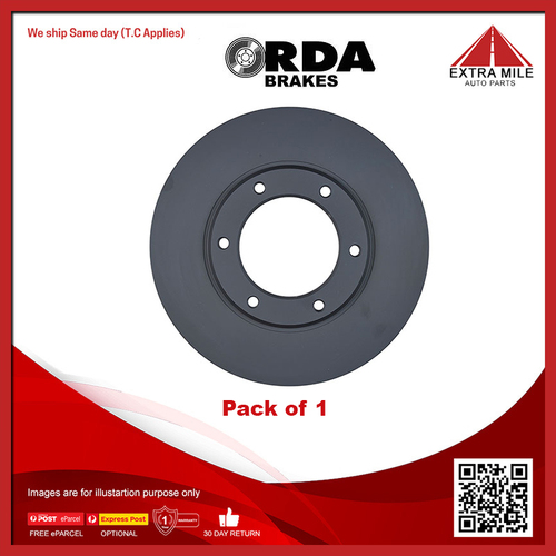 RDA Front Disc Brake Rotor For NISSAN PATROL GQ 3.0L/4.2L 2.8TD Caliper Y60