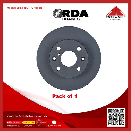 RDA Front Standard Disc Brake Rotor Vented 235mm - RDA530