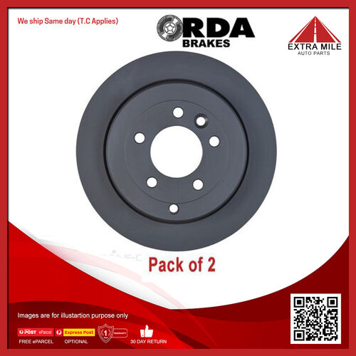 2X RDA Disc Brake Rotor Front For Land Rover Discovery 3, 4 Series 3/4 L319