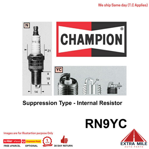 RN9YC Copper Plus Spark Plug for MITSUBISHI L200 EXPRESS MB SIGMA GJ