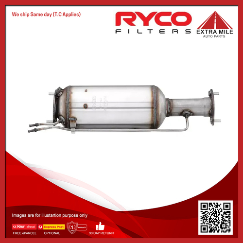 RYCO Diesel Particulate Filter For Ford Mondeo MB 2.0L TXB TXD Turbo Auto