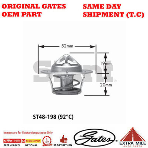 Gates Thermostat, Coolant - ST48-198
