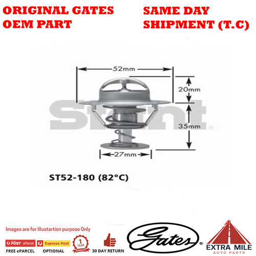 GATES COOLANT THERMOSTAT For KIA CERATO LD 2.0 2004 -2007 ST52-180