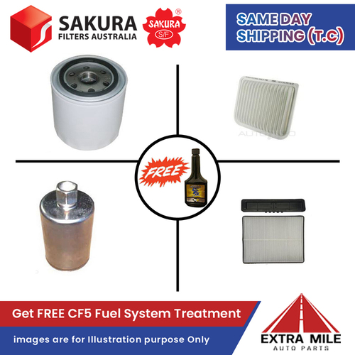 SAKURA Filter Kit For FORD FPV SY F6270 6Cyl 4.0L 2008-2009