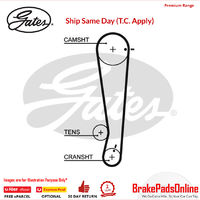 Timing Belt T1013 for HYUNDAI Atos A5