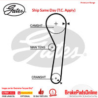 Timing Belt T1020 for DAIHATSU Move L601