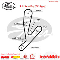 Timing Belt T1621 for FIAT Ducato 33 250BCM