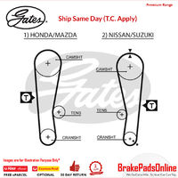 Timing Belt T166 for HONDA City MK I VF