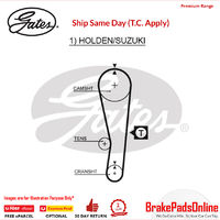 Timing Belt T243 for HOLDEN Barina MH