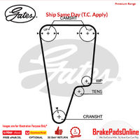 Timing Belt T247 for HONDA Integra DC2
