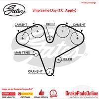 Timing Belt T251 for NISSAN 300ZX Z32
