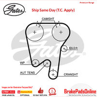 Timing Belt T269 for VOLVO 850 854