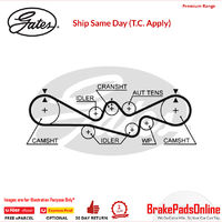 High Performance Timing Belt T304R for SUBARU Impreza G11GD