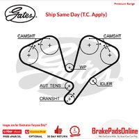 Timing Belt T323 for HYUNDAI Terracan NM81