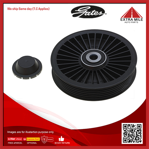 Gates DriveAlign Idler Pulley For Volvo XC90/XC70/V70/V40/S80/S70/S60/S40/C70