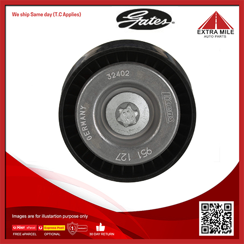 Gates DriveAlign Idler Pulley For Mercedes Benz SLK R172 1.8L M271.860,M271.861
