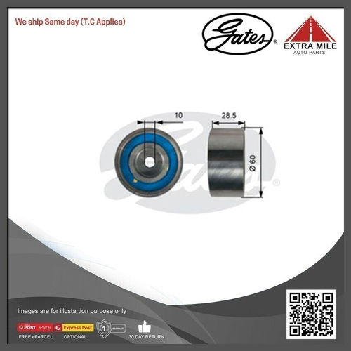 Gates Powergrip Guide Pulley For Mitsubishi Challenger 2.5 DI-D 4D56-HP Diesel