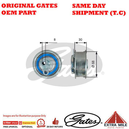 Gates Tensioner, timing belt For AUDI / SKODA / VOLKSWAGEN - T43219