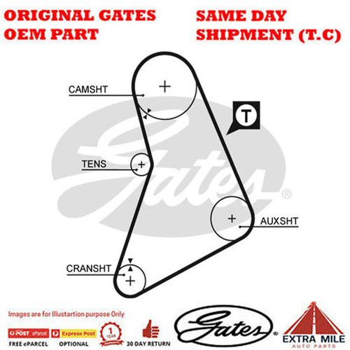 Timing Belt T805 for FORD P100 (Sierra) MK II PE45