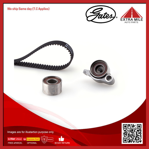 Gates Timing Belt Kit For Toyota Kluger MCU28R 3.3L 4WD 3MZ-FE SUV