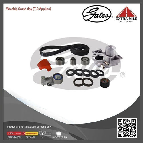 Gates Water Pump & Timing Belt Kit For Subaru Forester 2.0L/2.5L-TCKHTWP277