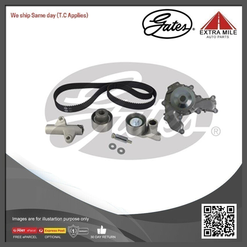 Gates Water Pump & Timing Belt Kit l -TCKHWP221A