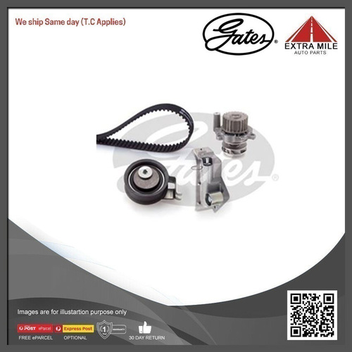 Gates Water Pump & Timing Belt Kit For Audi A3 1.8L 8L1 S3 Petrol-TCKHWP306A