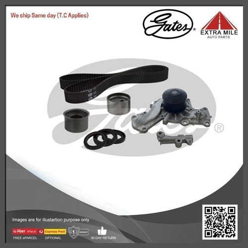 Gates Water Pump & Timing Belt Kit For Mitsubishi Pajero 3.8L V6 Petrol 6G75
