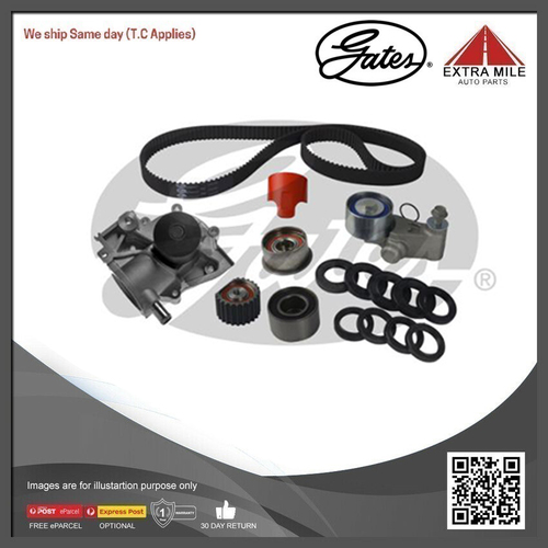 Gates Water Pump & Timing Belt Kit For Subaru Impreza GC8, GG9, GGE 2.0L