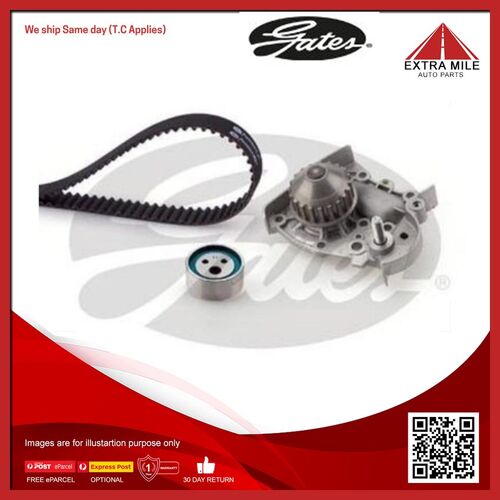 Gates Water Pump & Timing Belt Kit For Renault 19 L53 1.4L Petrol E7J 742