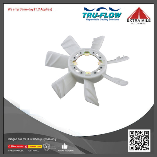 Tru-Flow Radiator Fan Blade OD 450mm For Toyota LandCruiser 4.0L/3.9L/4.2L