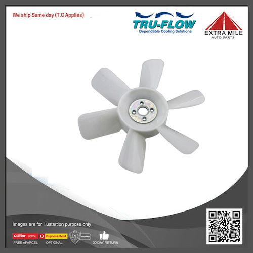 Tru Flow Radiator Fan OD 370mm For Toyota Dyna BU60R/BU61R/BU65R 3.0L