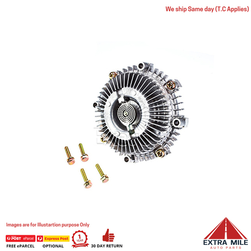 Tru-Flow Fan Clutch For Toyota Hiace RZH103,RZH113 2.4L 2RZ SOHC 8v Petrol 4cyl