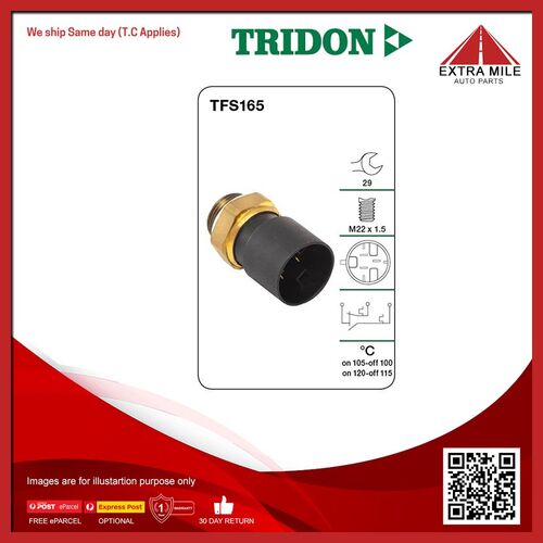 Tridon Coolant Fan Temperature Switch - TFS165