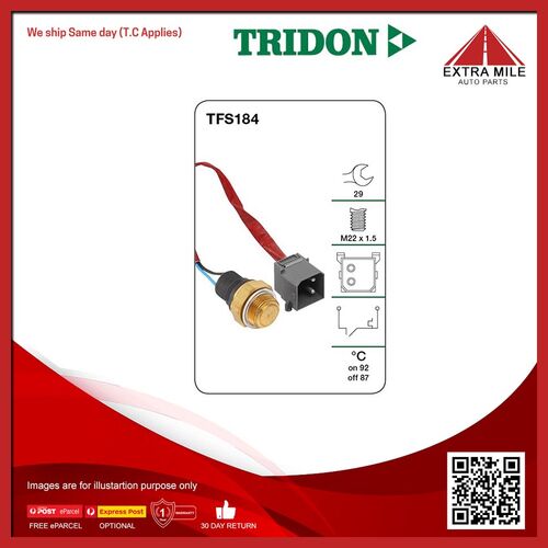 Tridon Coolant Fan Temperature Switch - TFS184